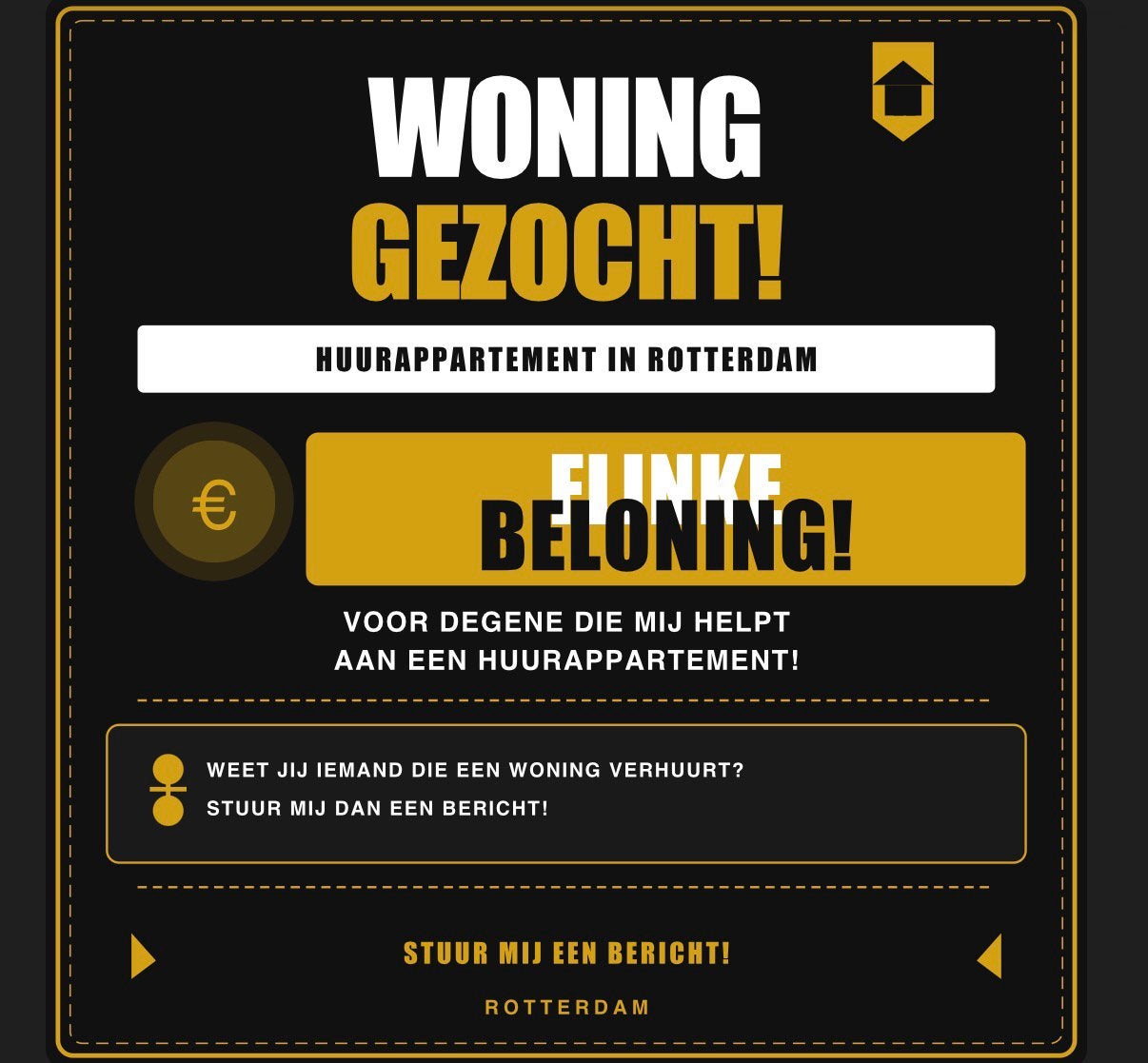 Woning gezocht in Rotterdam, Huizen en Kamers, Op zoek naar een kamer