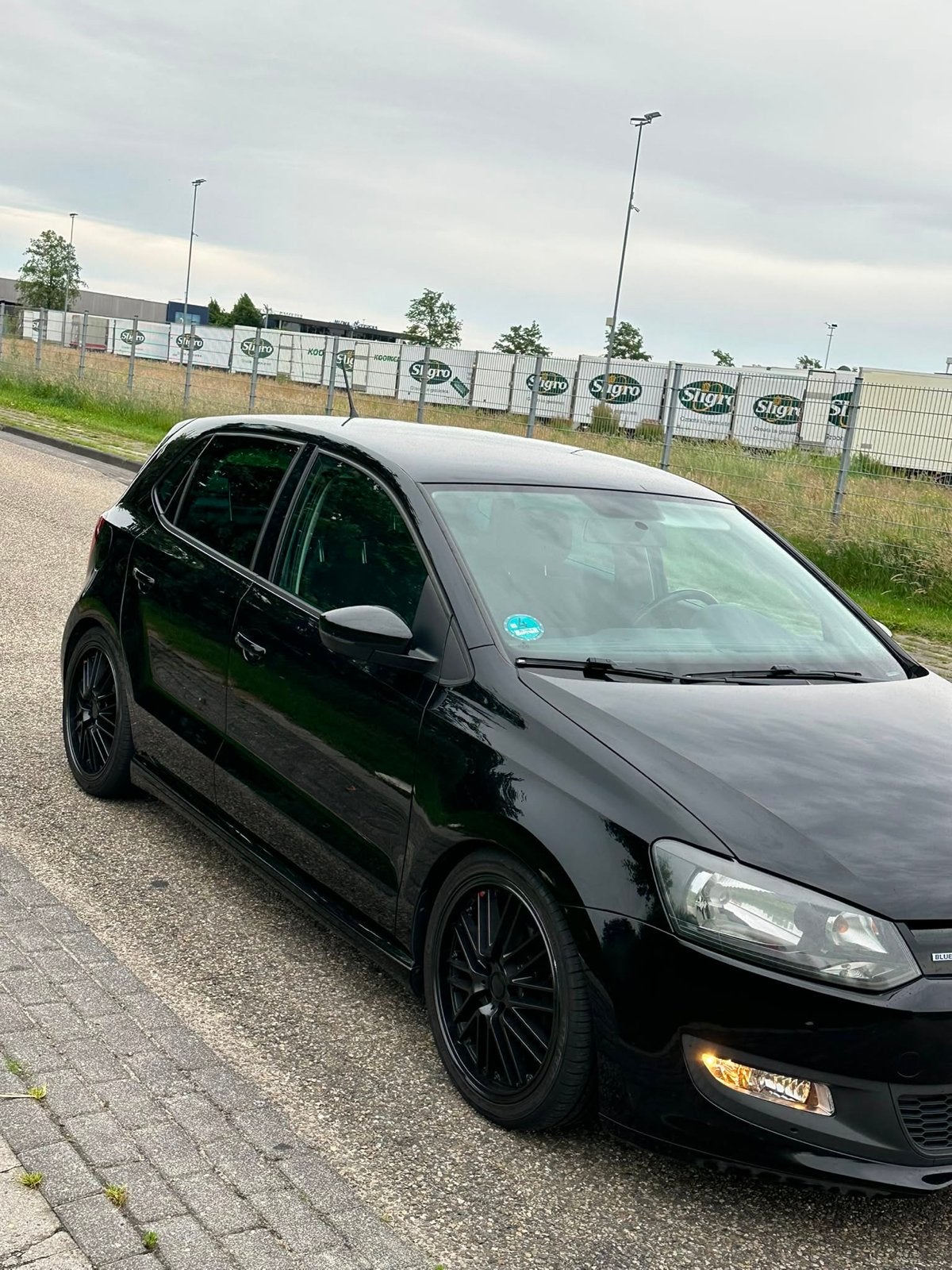 Volkswagen Polo 1.2 TDI 55KW BM 2012 Zwart, Auto's, Volkswagen, Voorwielaandrijving, 74 pk, 1199 cc, 96 €/maand