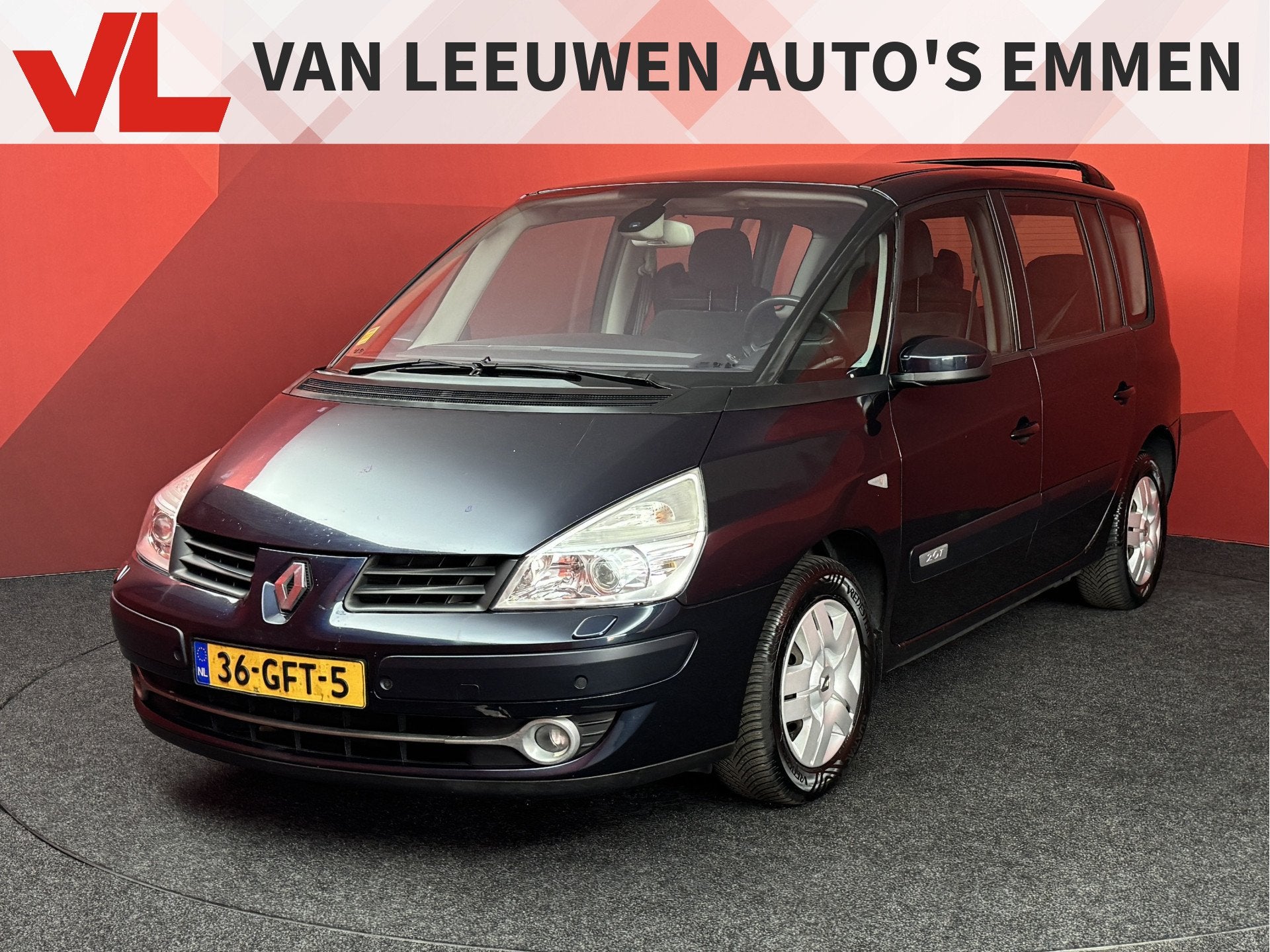 Renault Espace 2.0T Privilège | Automaat | Climate Control, Auto's, 1998 cc, Stof, Gebruikt, Zwart