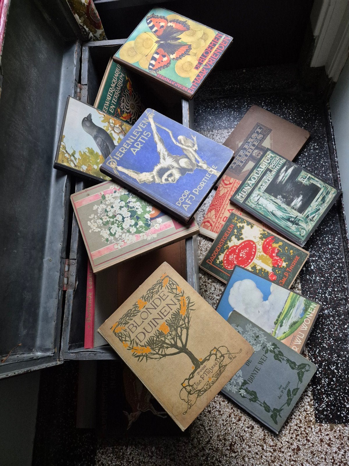 Diverse Verkade albums met kist, Ophalen of Verzenden, Gelezen, Jac. P. Thijsse, A.F.J. Portielje