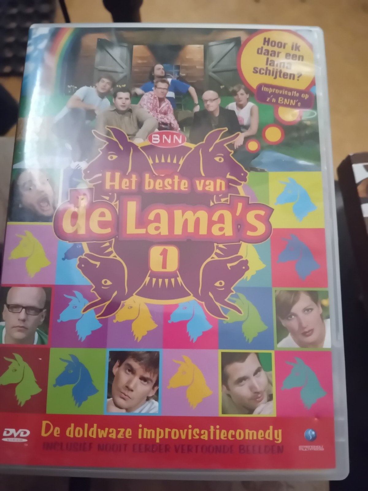 Het beste van de Lama's 1 - DVD - Improvisatiecomedy, Gebruikt, Inclusief doosje, Alle leeftijden, Nederlands