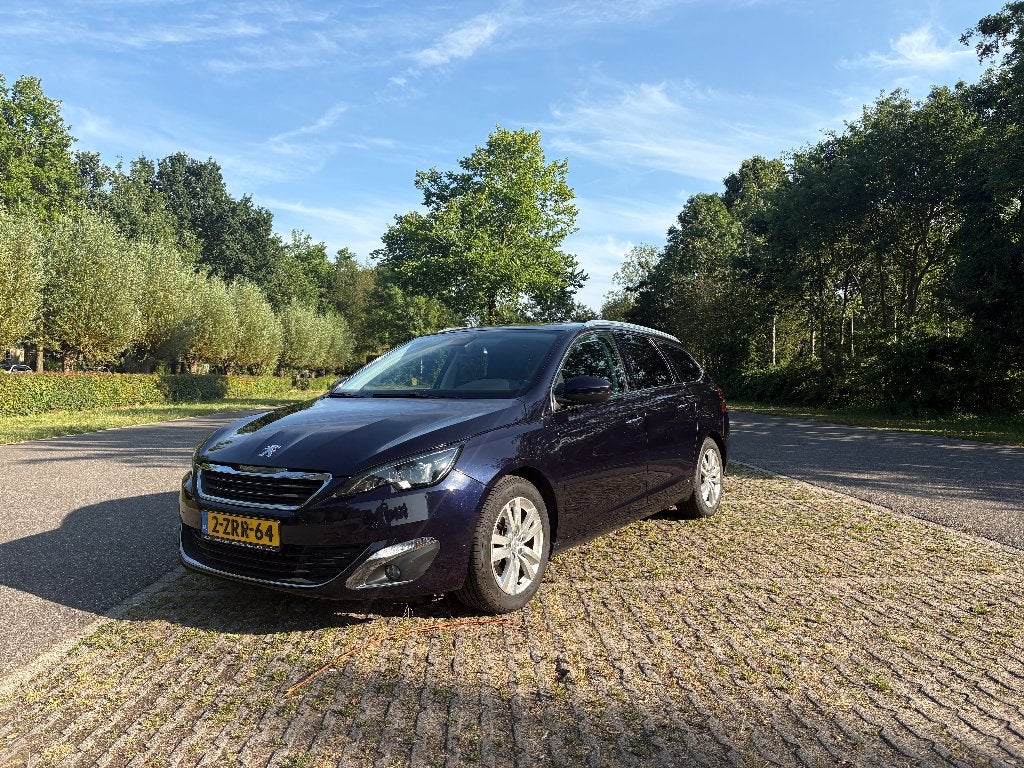 Peugeot 308sw 1.2 130pk distributie vervangen, Stof, 1199 cc, 1165 kg, Blauw