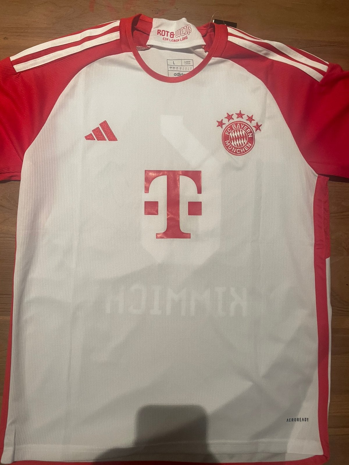 Gesigneerd Bayern Munchen Kimmich shirt, Ophalen of Verzenden, Zo goed als nieuw, Buitenlandse clubs, Shirt