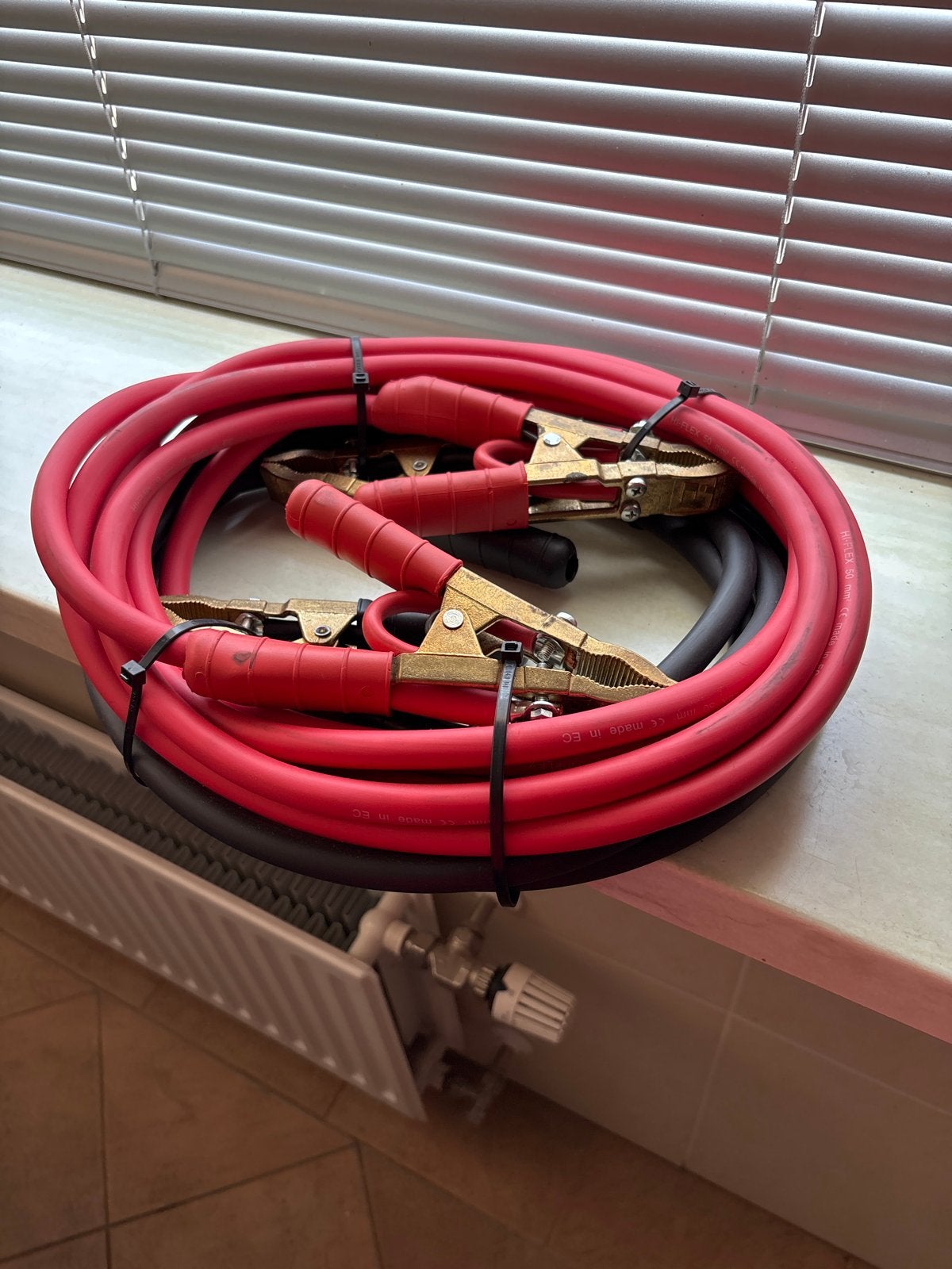 K-Flex SEC. 50mm² Startkabels - Zware Kwaliteit nieuw, Auto diversen, Ophalen of Verzenden, Gebruikt