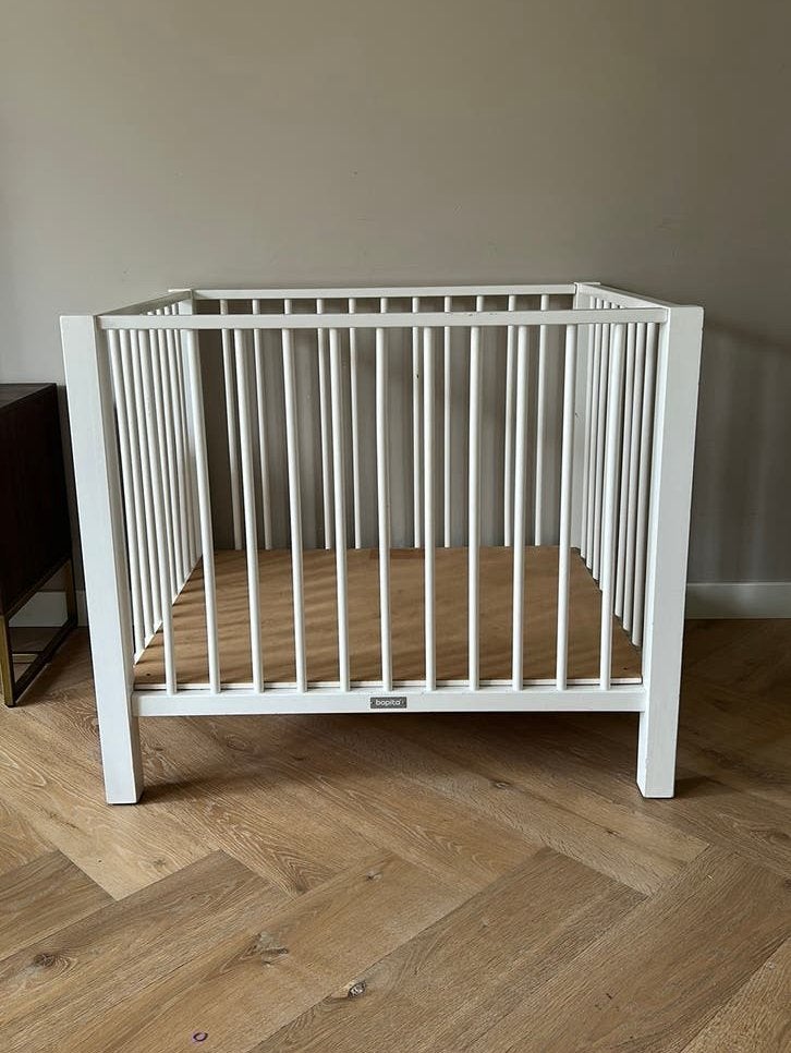 Bopita box wit, verstelbaar, Kinderen en Baby's, Boxen, Ophalen, Gebruikt, Rechthoekig, In hoogte verstelbaar