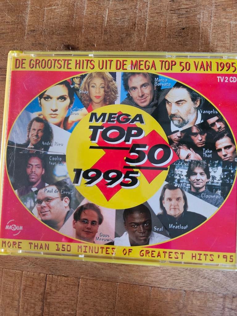 Mega Top 50 van 1995 - 2CD, Ophalen of Verzenden