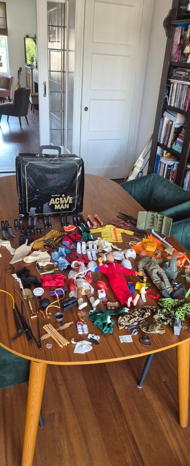 Grote collectie G.I. Joe, Action Man & Muhammed Ali figuren, Ophalen of Verzenden, Gebruikt