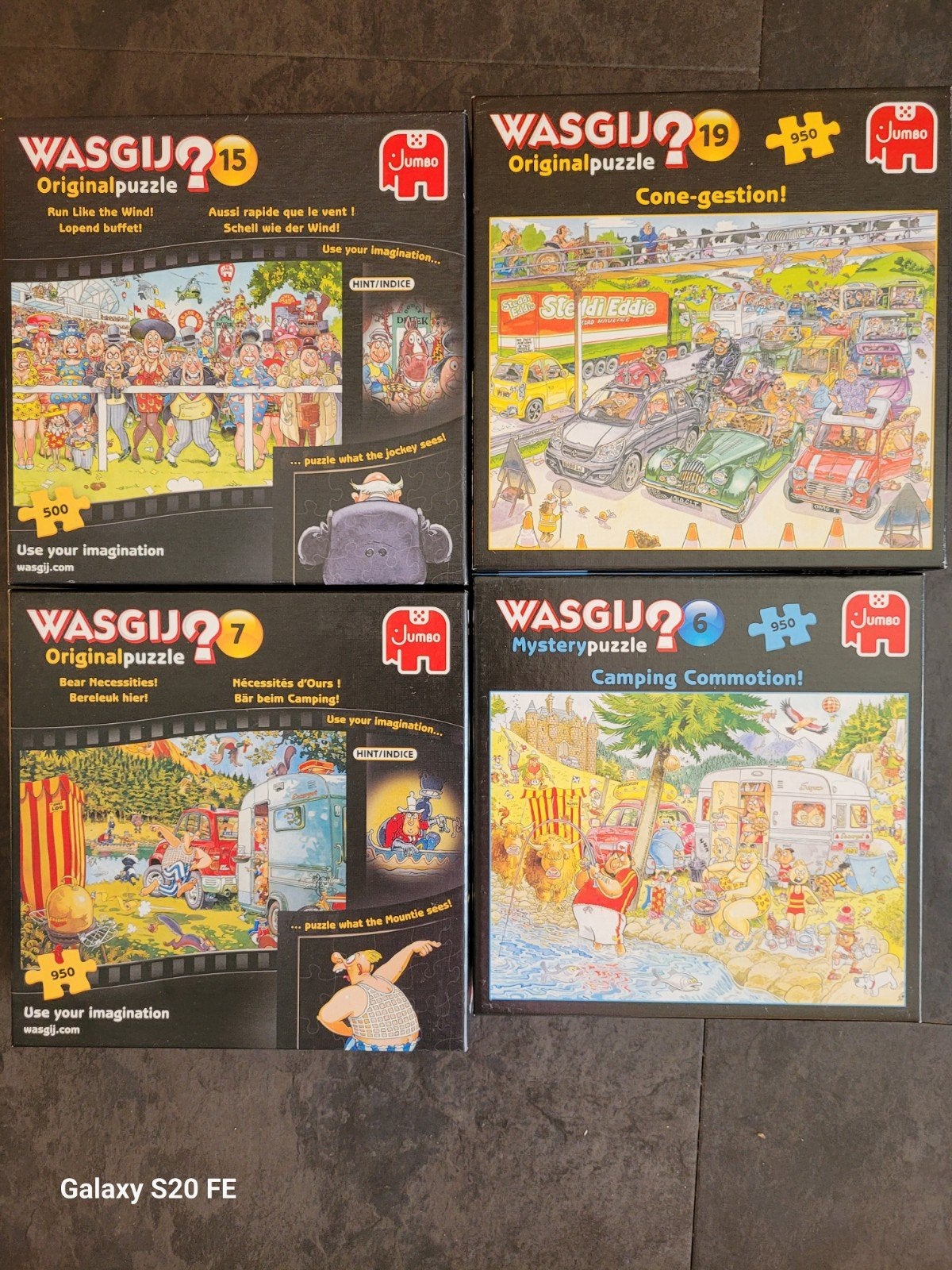 Te koop Wasgij puzzels, Ophalen of Verzenden, 500 t/m 1500 stukjes, Zo goed als nieuw