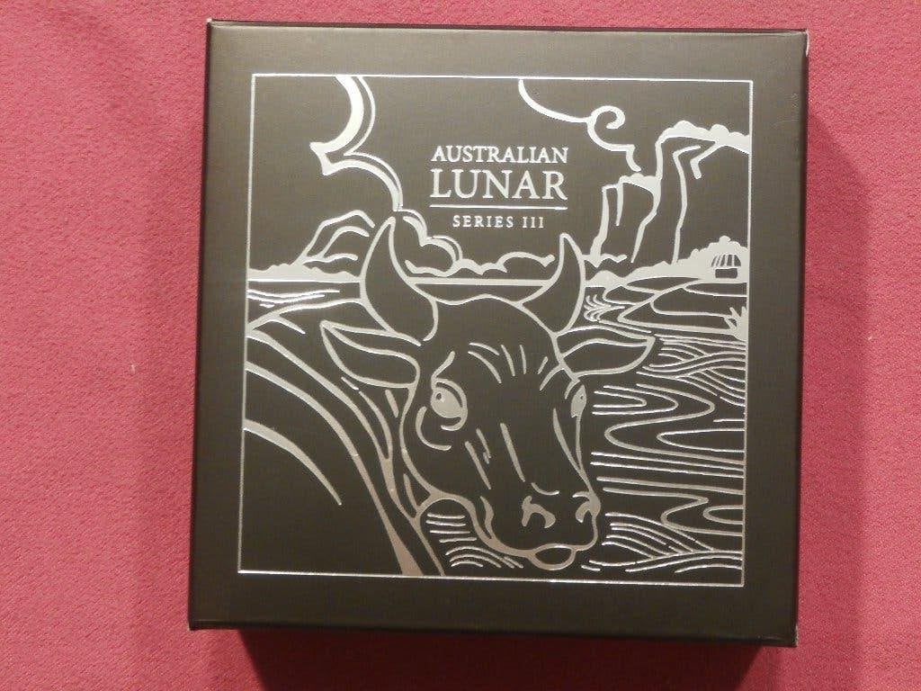 LUNAR lll. ONE OUNCE OX 2021., Ophalen of Verzenden, Zilver