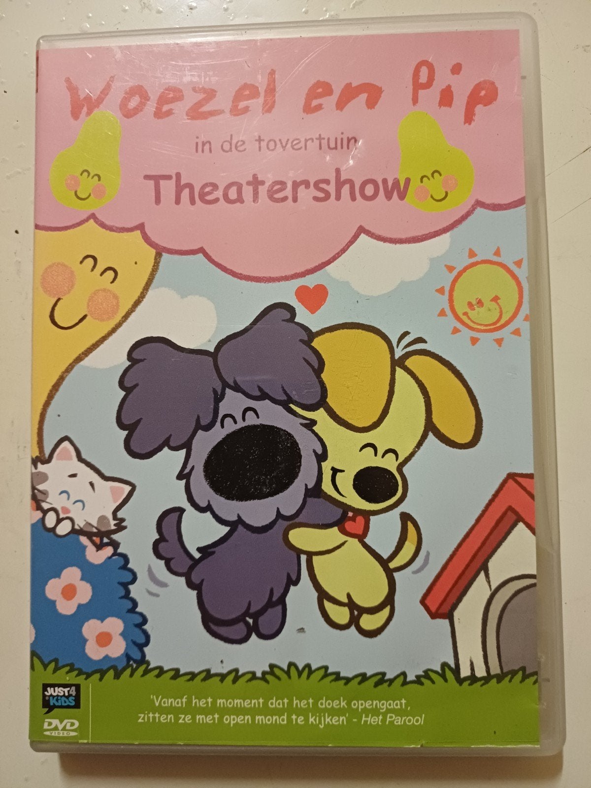 Woezel en Pip theatershow, Cd's en Dvd's, Alle leeftijden, Ophalen of Verzenden, Zo goed als nieuw