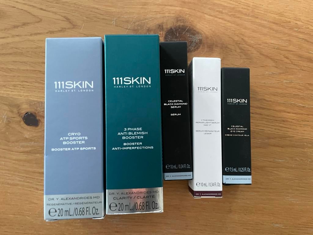 Luxe 111SKIN Huidverzorgingsset - Diverse Boosters & Serums, Ophalen of Verzenden, Nieuw, Gehele gezicht, Verzorging
