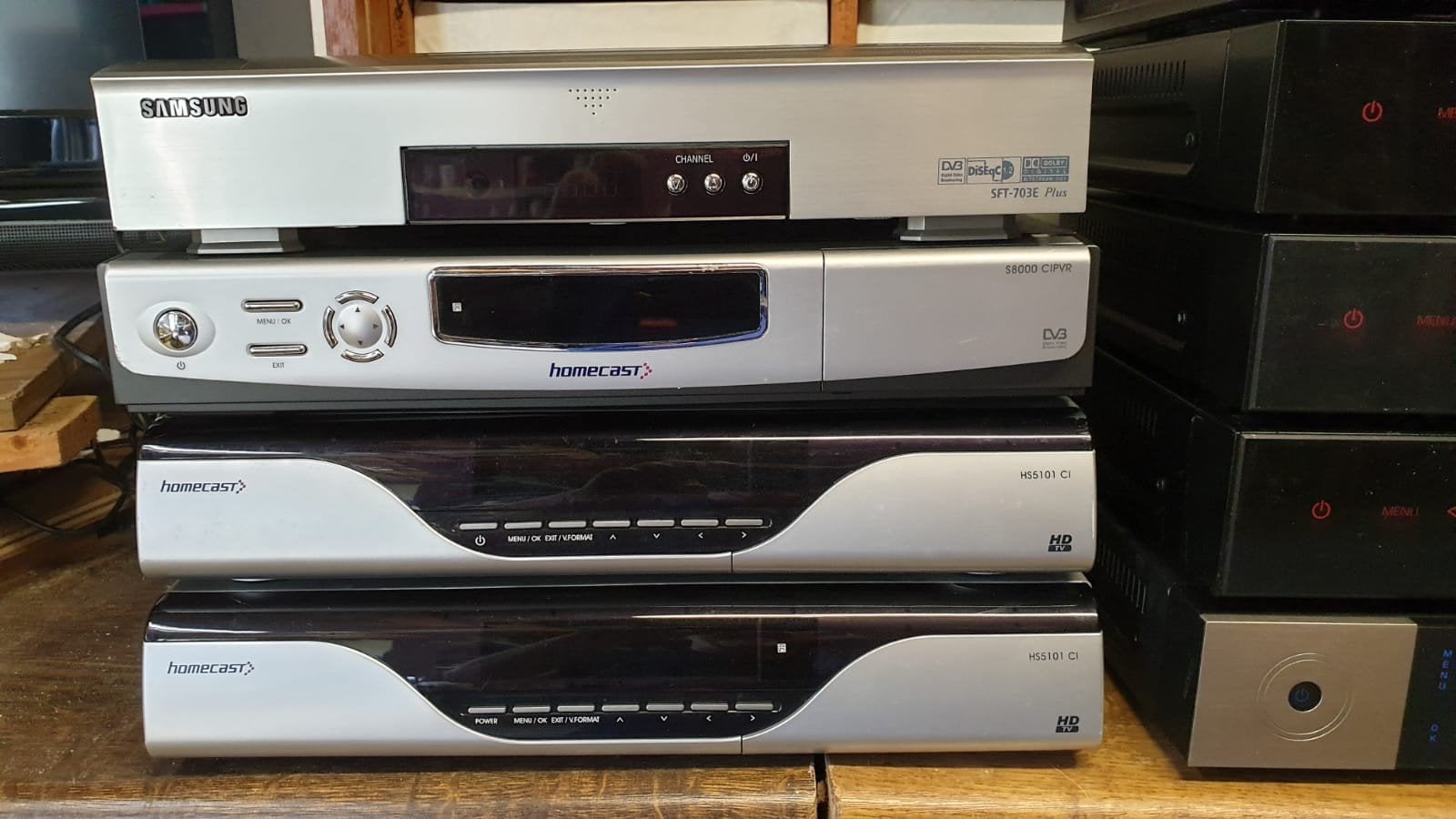 Samsung en Homecast Decoders/Harddiskrecorders, Ophalen of Verzenden, Gebruikt, Decoder
