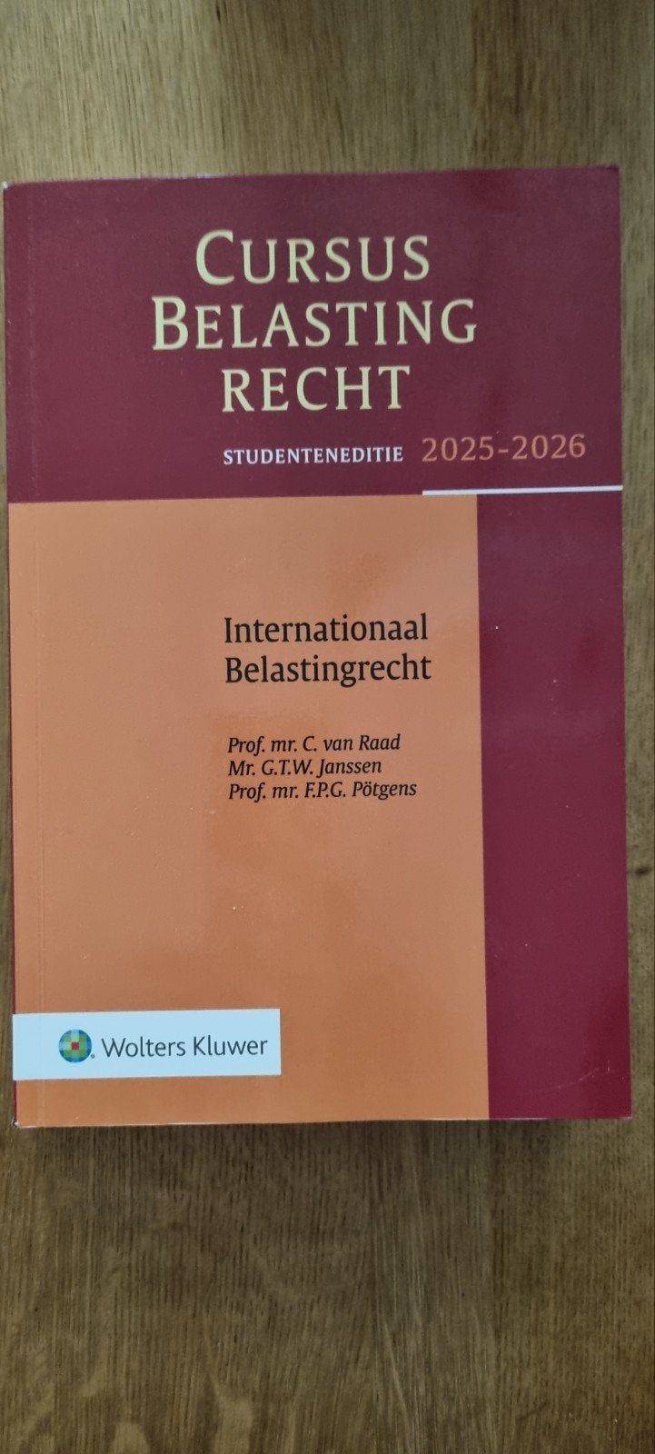 Cursus Belastingrecht Internationaal Belastingrecht 25-26, Boeken, Studieboeken en Cursussen, Ophalen of Verzenden, Gamma, Zo goed als nieuw