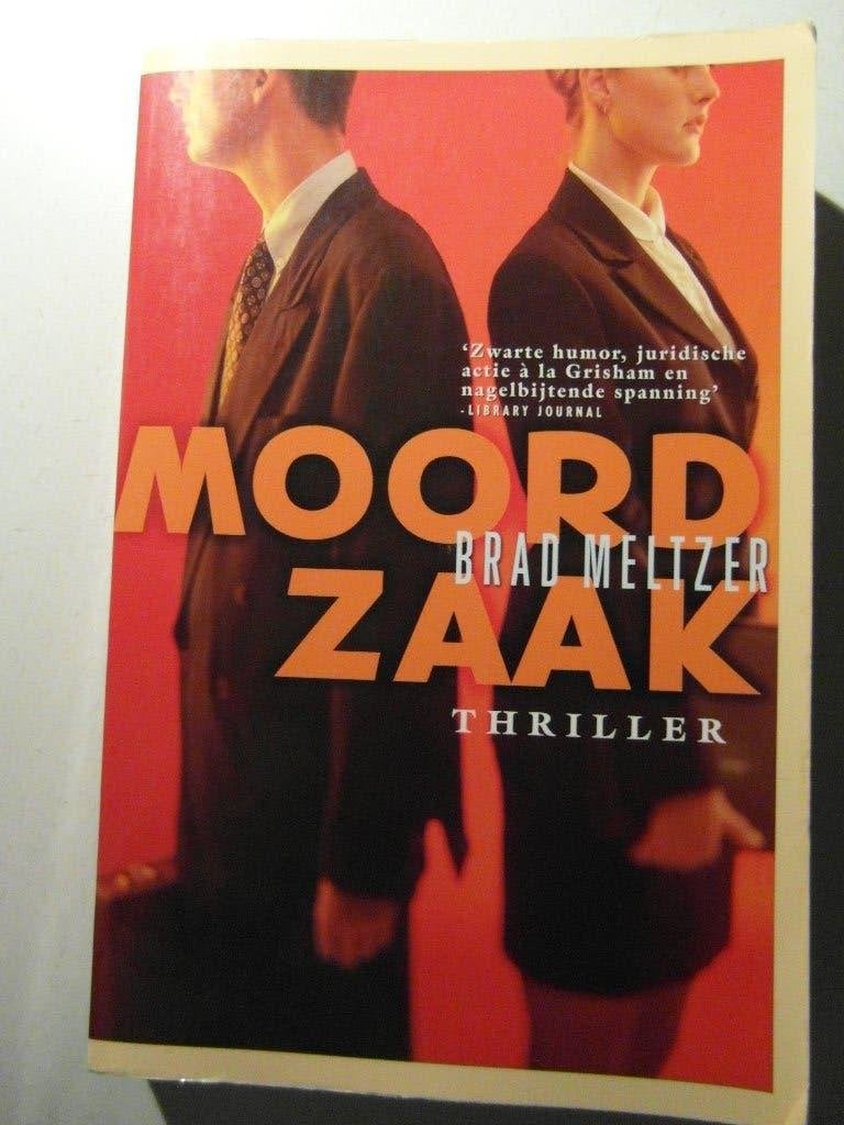 Moord zaak Brad Meltzer, Ophalen of Verzenden, Zo goed als nieuw
