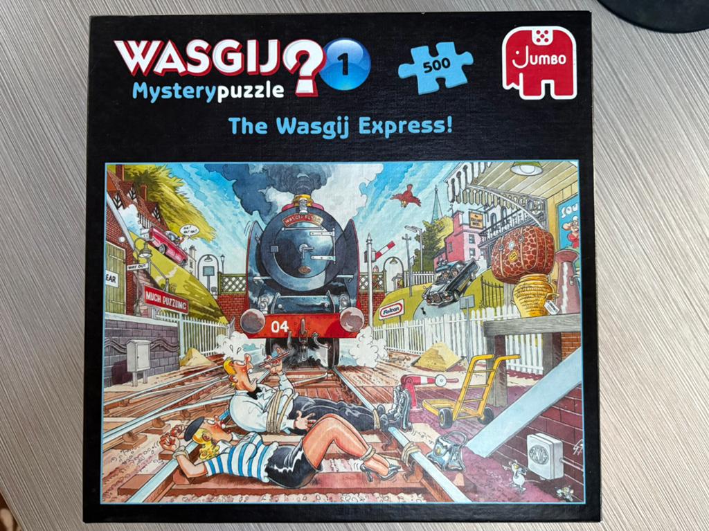 Wasgij puzzel Mistery. 500 stukjes, Ophalen, 500 t/m 1500 stukjes, Zo goed als nieuw
