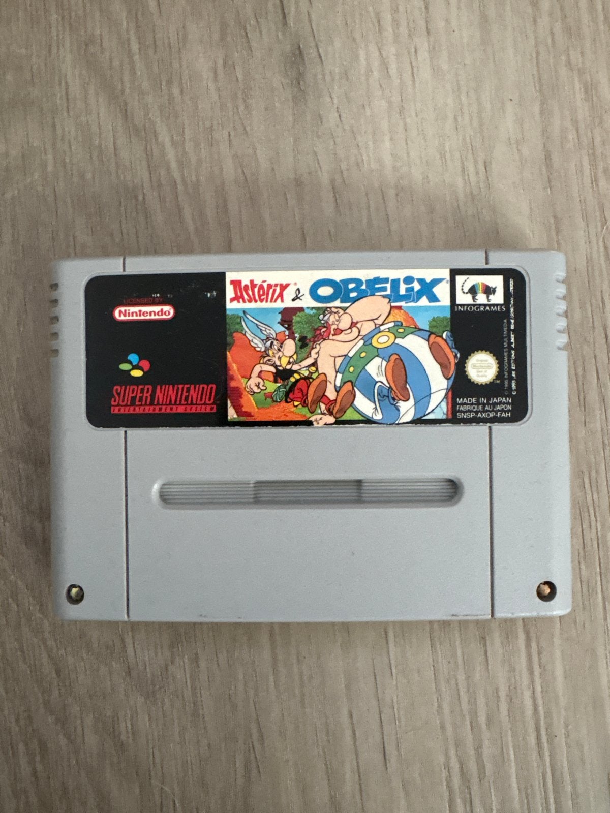 Astérix & Obelix Super Nintendo SNES Game Cartridge, Spelcomputers en Games, Gebruikt, 1 speler, Ophalen of Verzenden, Platform