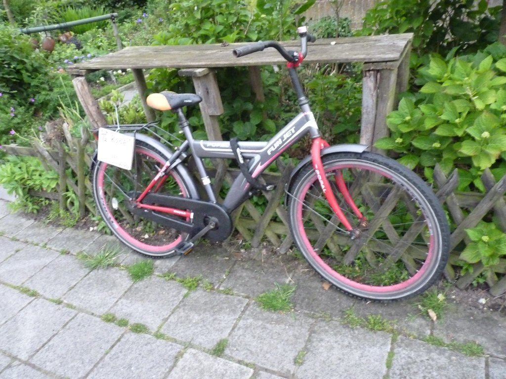 STOERE 24 INCH POPAL FUNJET  € 25,00, Fietsen en Brommers, Fietsen | Jongens, Ophalen, Terugtraprem, Popal, Gebruikt