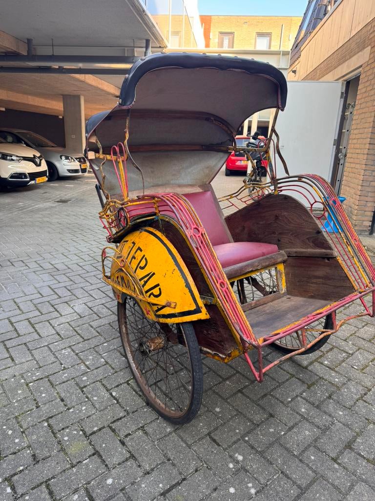Becak vintage van Java, Fietsen en Brommers, Ophalen, Gebruikt