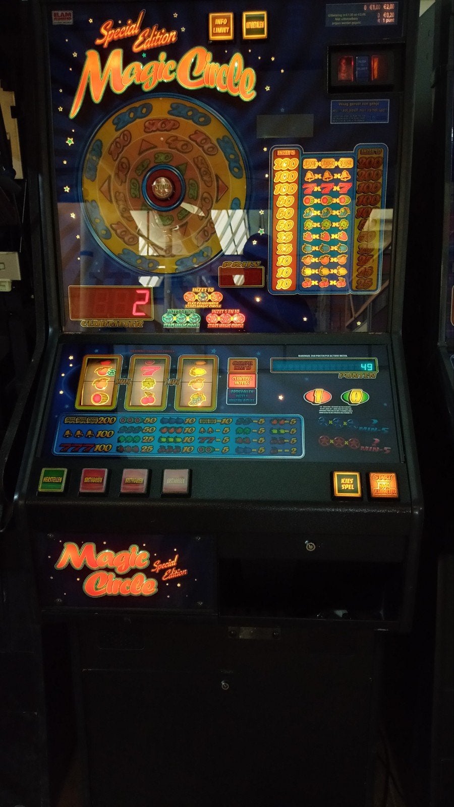Magic Circle Special Edition Gokkast - Nette Staat, Verzamelen, Automaten | Gokkasten en Fruitautomaten, Euro, Ophalen of Verzenden