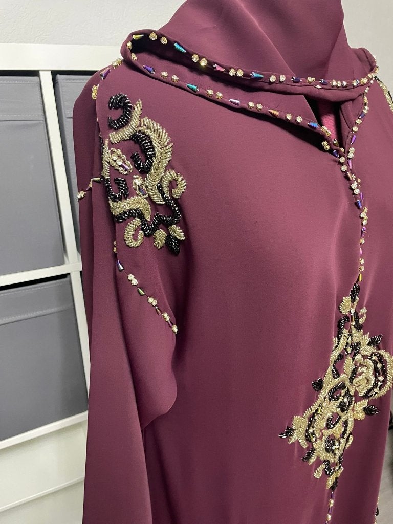 Marokkaanse jurk jalaba kaftan, Ophalen of Verzenden, Zo goed als nieuw, Overige typen