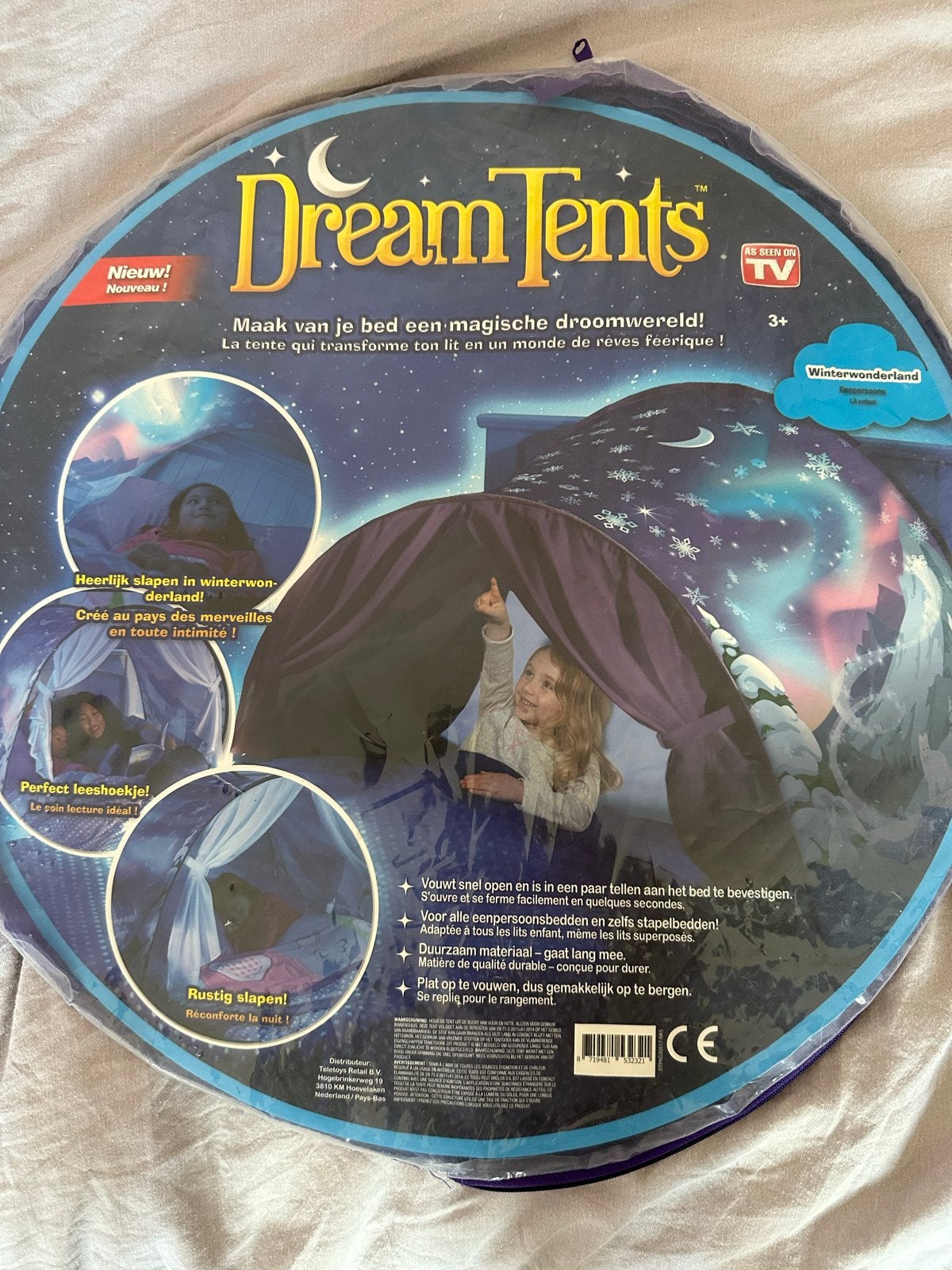 Dream Tent voor op je bed - Winterwonderland, Ophalen of Verzenden, Gebruikt