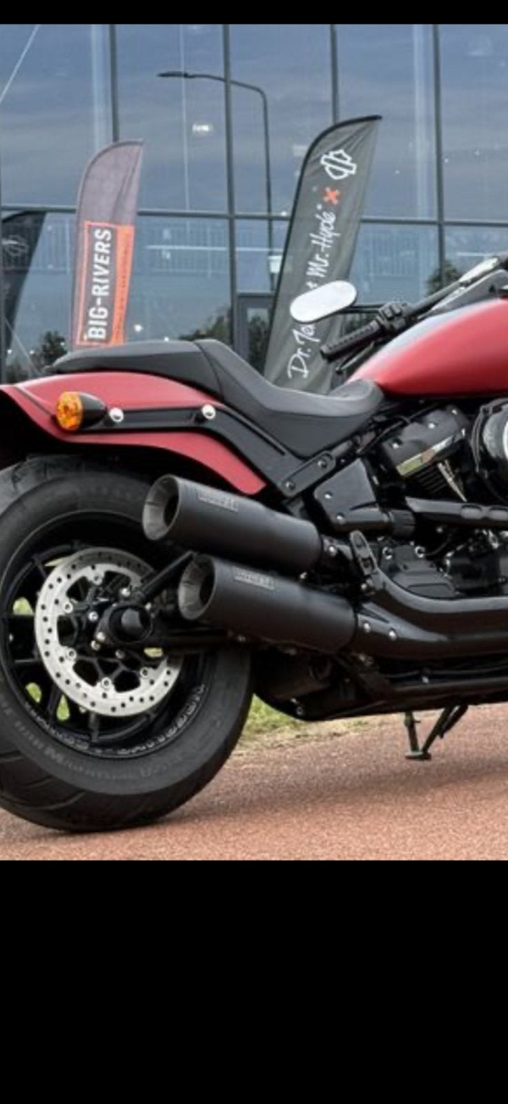 Uitlaten voor harley davidson FXFB FAT BOB, Ophalen of Verzenden