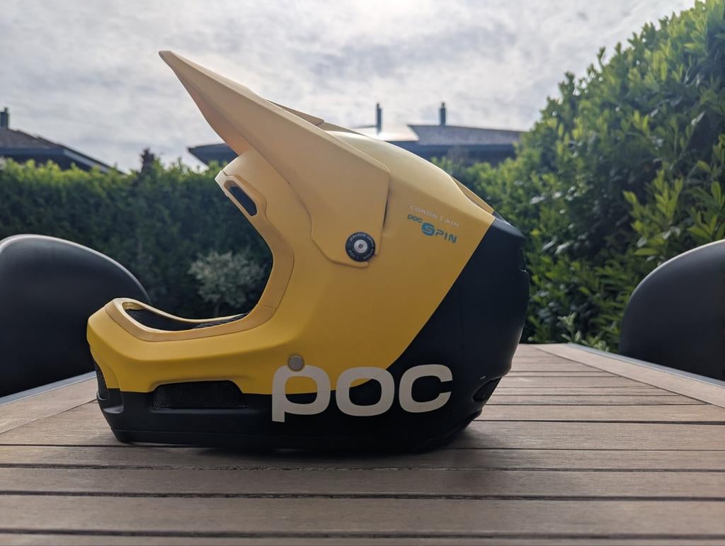 MTB full face helm - POC CORON AIR SPIN M/L, Gebruikt, Overige maten, Ophalen of Verzenden, POC