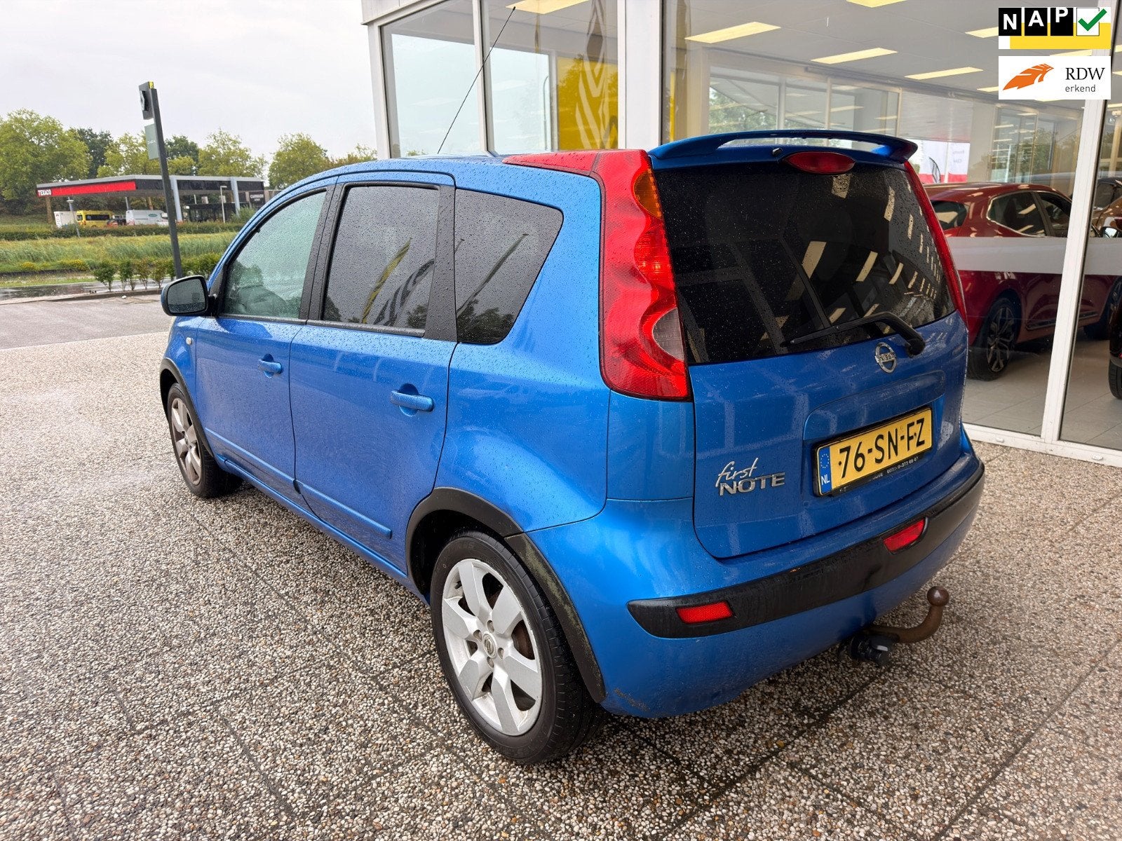 Nissan Note € 1350,-1.6 First Note Airco+Trekhaak+Apk 2027, Auto's, Voorwielaandrijving, Gebruikt, 4 cilinders, Blauw