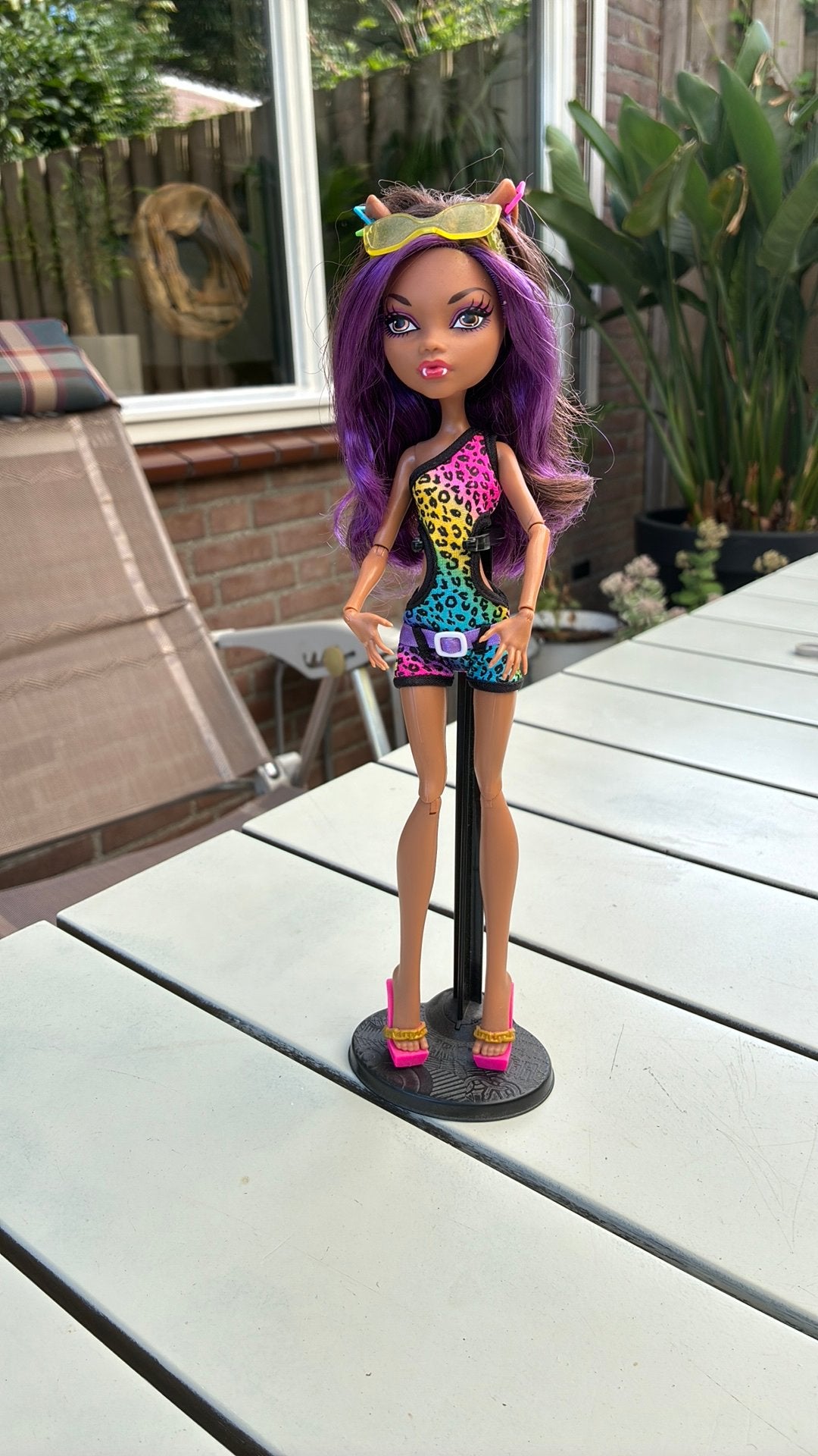 Te koop Monster High Beach ClawDeen Wolf, Ophalen, Zo goed als nieuw, Pop