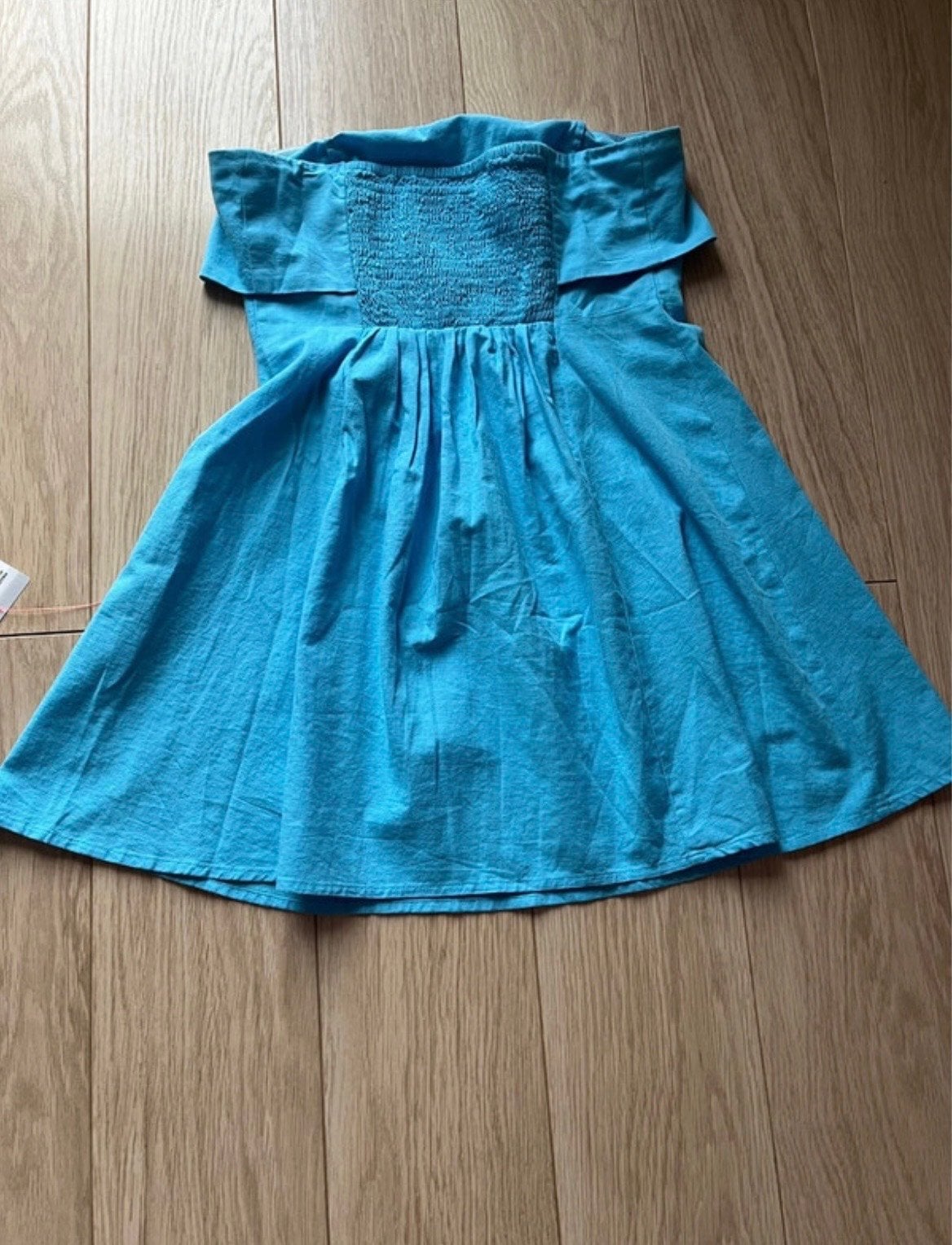 ASOS strapless mini jurkje blauw mt 38, Kleding | Dames, Jurken, Maat 38/40 (M), Blauw, Ophalen of Verzenden, Zo goed als nieuw