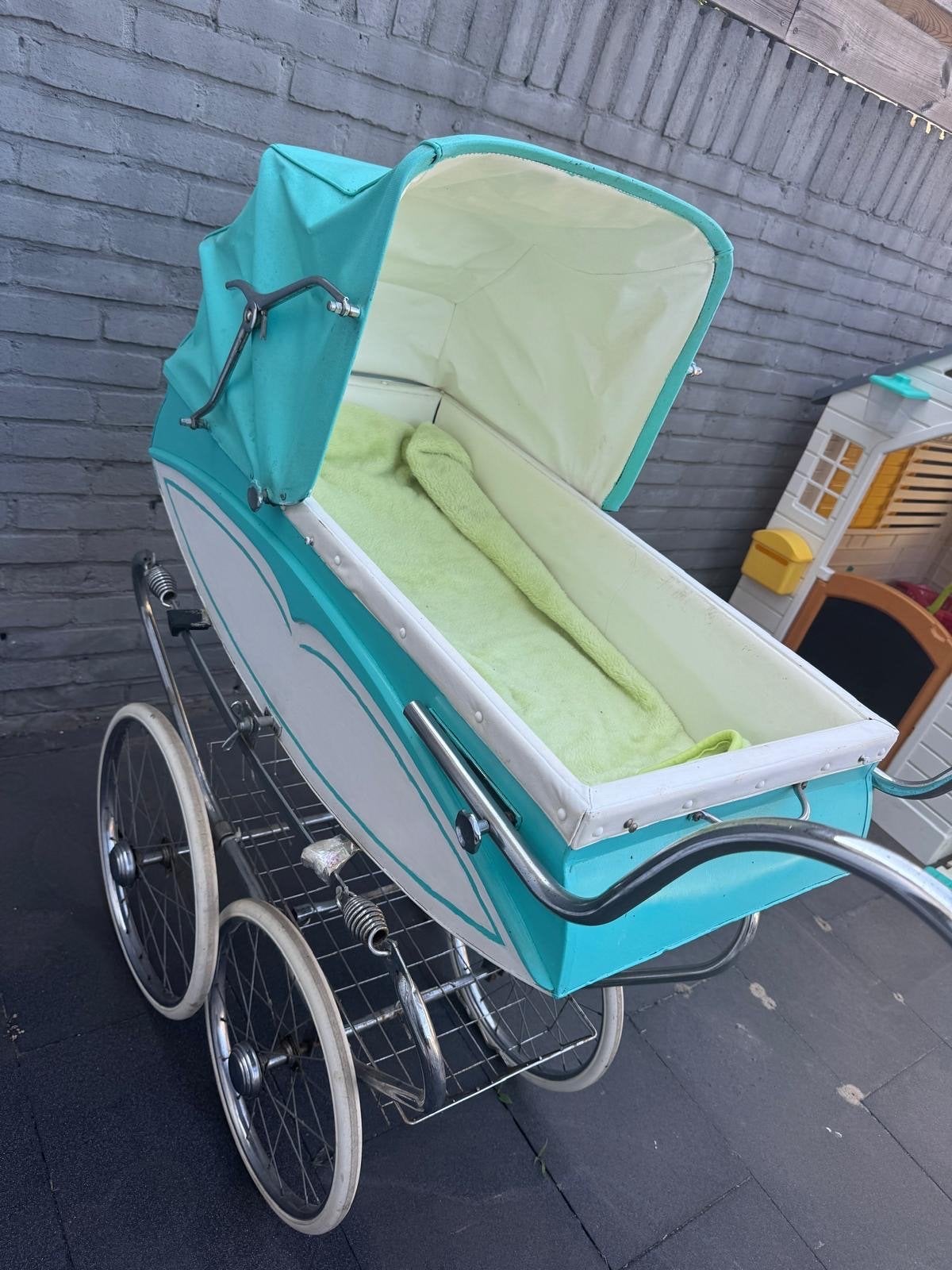 Antieke Koelstra kinderwagen met nieuwe wielen, Ophalen, Zo goed als nieuw, Kinderwagen, Overige merken