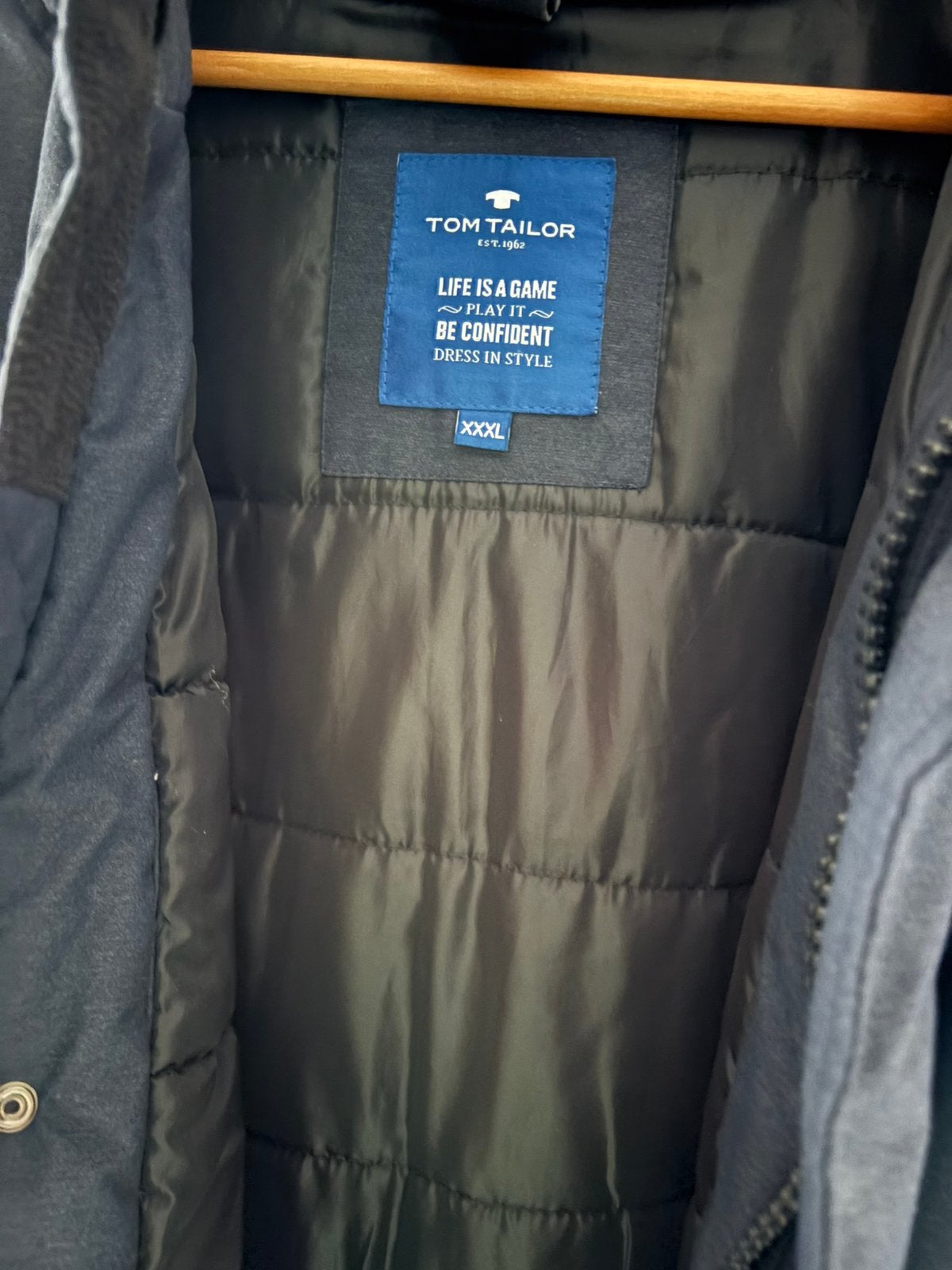 Tom tailer heren jas xxxl, Ophalen, Zo goed als nieuw, Overige maten, Blauw