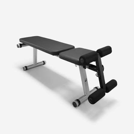 Spoed - Domyos 500 Fitnessbank - Verstelbaar en Compact, Ophalen of Verzenden, Gebruikt, Armen, Fitnessbank