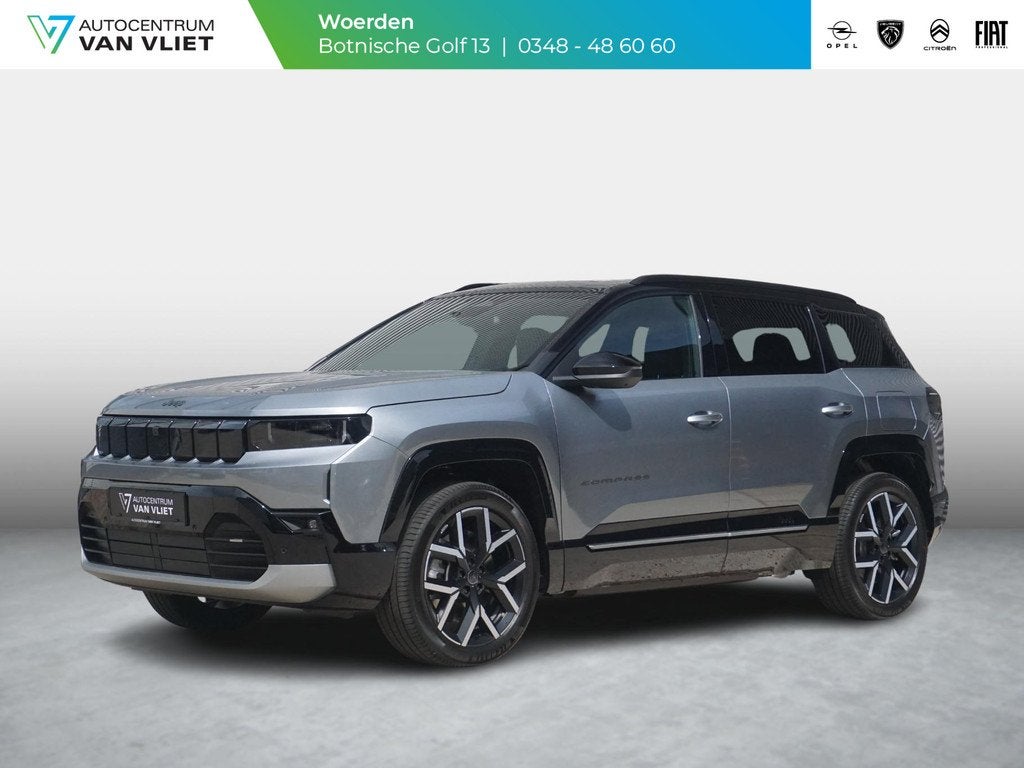 Jeep Compass First Edition 74 kWh | Uit voorraad leverbaar !, Auto's, Jeep, Met garantie (alle), 31 min, 600 kg, 1000 kg