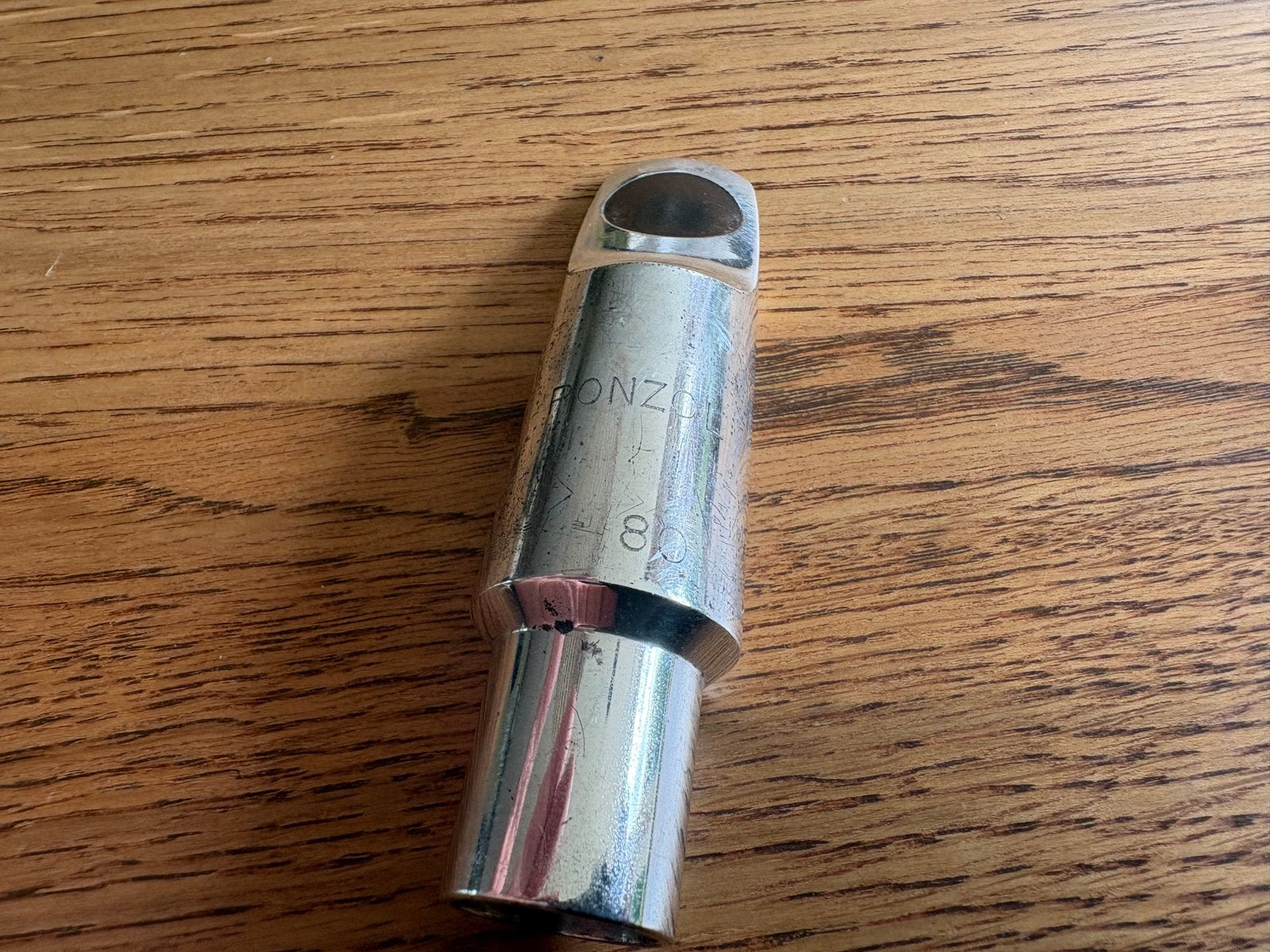 Vintage Ponzol 80 M2 alt mondstuk., Muziek en Instrumenten, Blaasinstrumenten | Saxofoons, Ophalen, Gebruikt, Alt