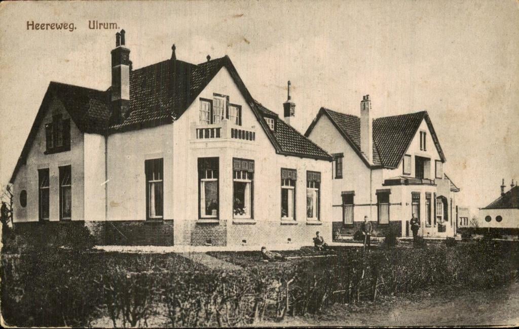 Ulrum - Huis - Heereweg, Verzamelen, Ophalen of Verzenden, Voor 1920, Ongelopen, Groningen