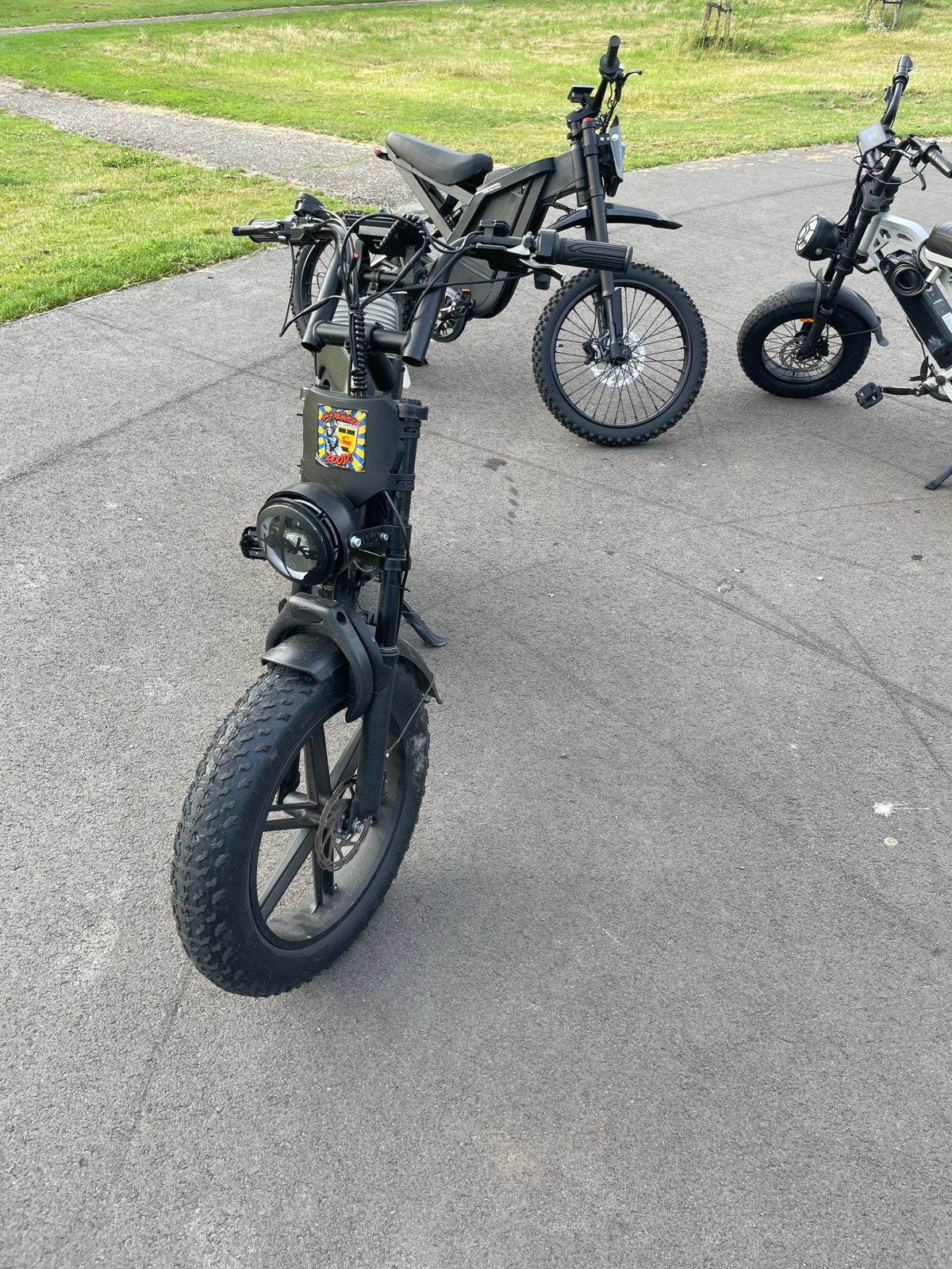 Stoere E-bike met gashendel en slot, Fietsen en Brommers, Gebruikt, Schijfrem, 53 tot 57 cm, Ophalen