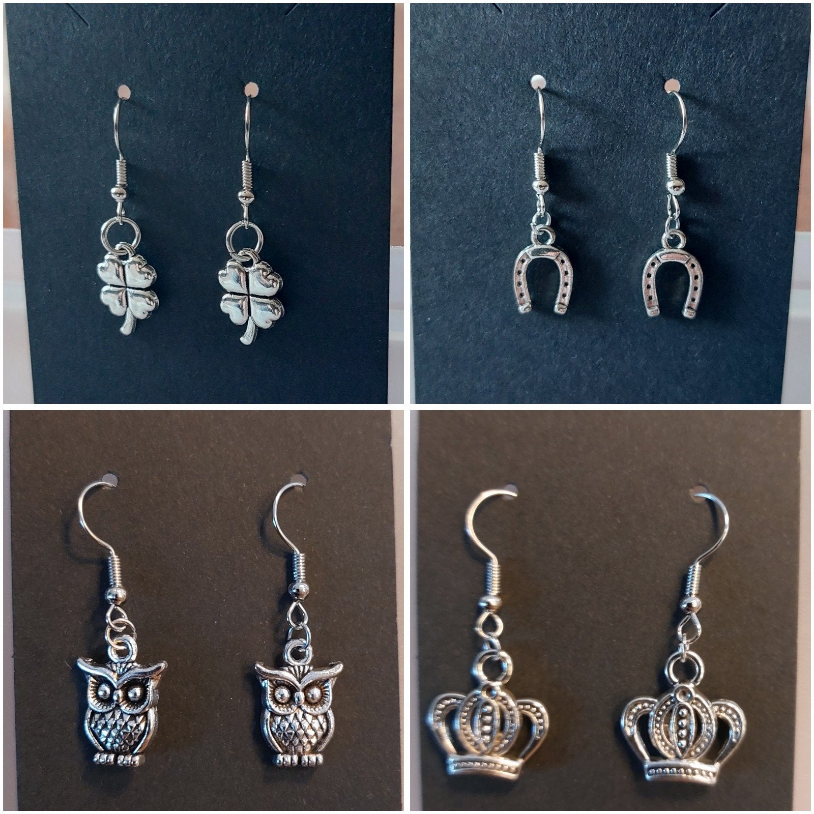 Handgemaakte oorbellen - diverse soorten, hypoallergeen, Overige materialen, Hangers, Overige kleuren, Nieuw