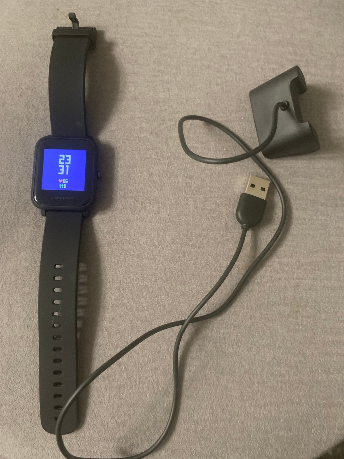 Amazfit smartwatch, Ophalen of Verzenden, Zo goed als nieuw, Zwart, Android