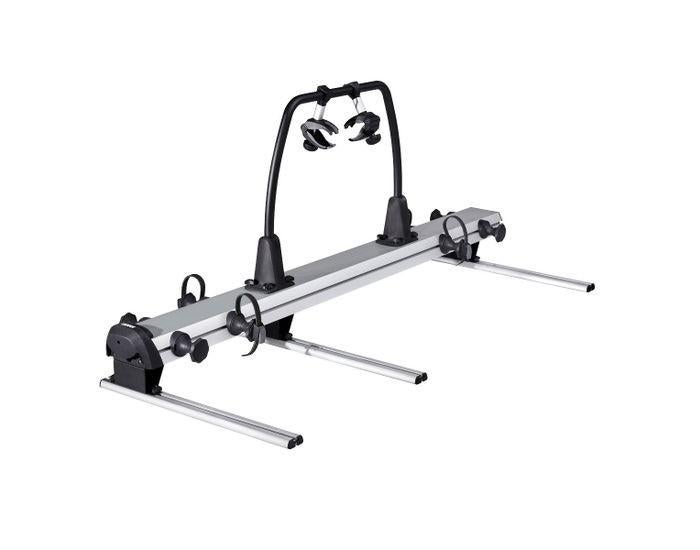 Thule veloslide fietsendrager + rails en bevestiging, Ophalen, Elektrische fiets, Zo goed als nieuw, Dakdrager