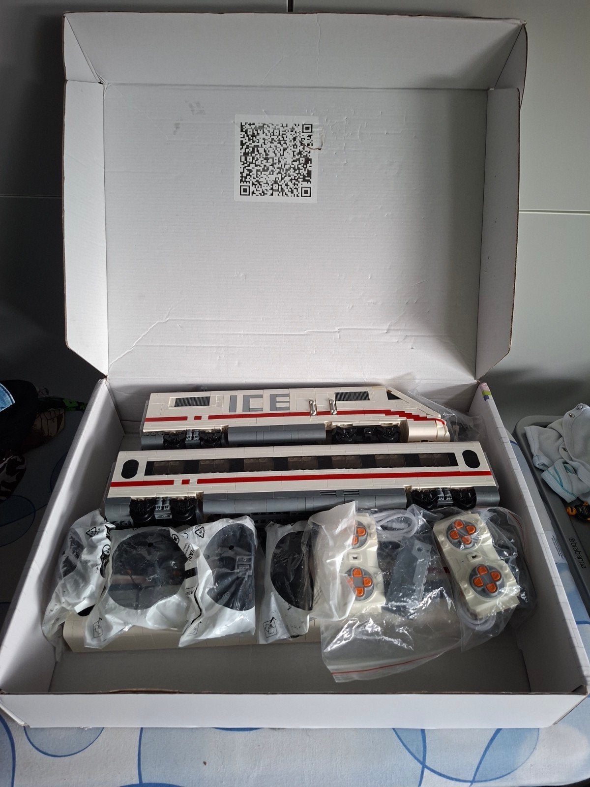 Lesdiy ICE trein (compatibel met Lego), Ophalen of Verzenden, Zo goed als nieuw, Overige merken