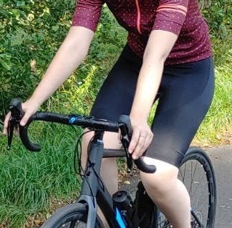 Fietsbroek dames - Calobra Umbra, Calobra Umbra, Ophalen of Verzenden, Zo goed als nieuw, L