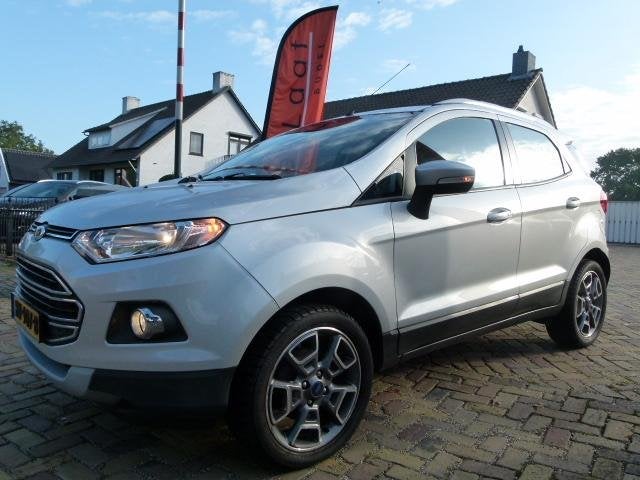 Ford EcoSport 1.0 EcoBoost Titanium DEELS LEER/CLIMA/PDC/LMV, Auto's, Voorwielaandrijving, 125 pk, Gebruikt, Ecosport