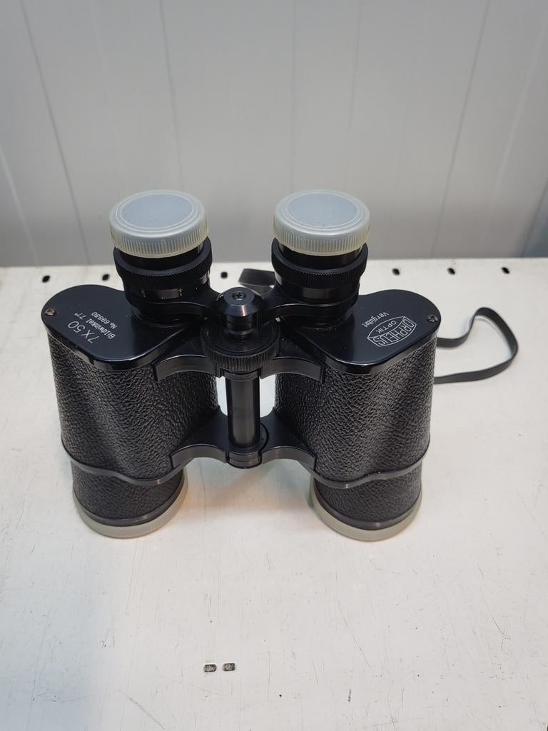 Vintage Hensoldt Wetzlar 7x50 Verrekijker - Gebruikt, Gebruikt, Minder dan 8x, Met hoes of tas, Porro (met knik)