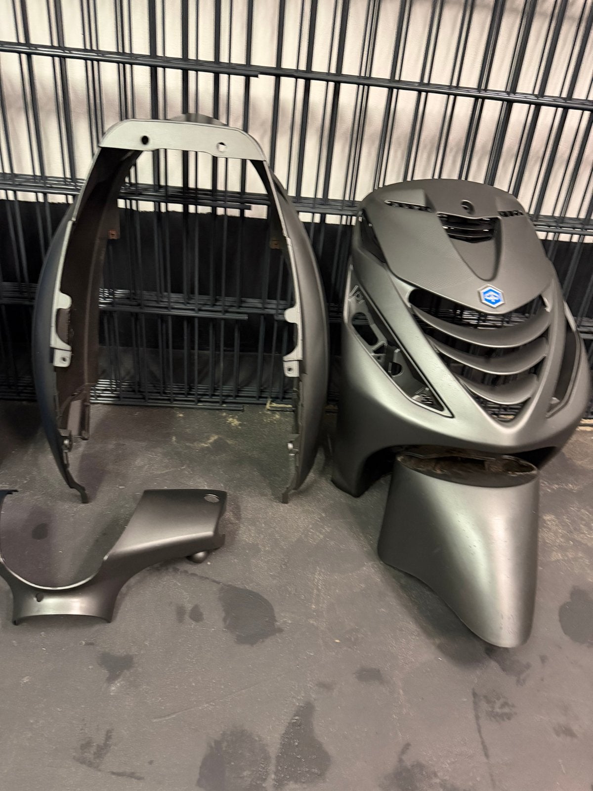 Zip SP Kappen Set Mat Grijs, Fietsen en Brommers, Ophalen of Verzenden, Gebruikt, Kap, Piaggio