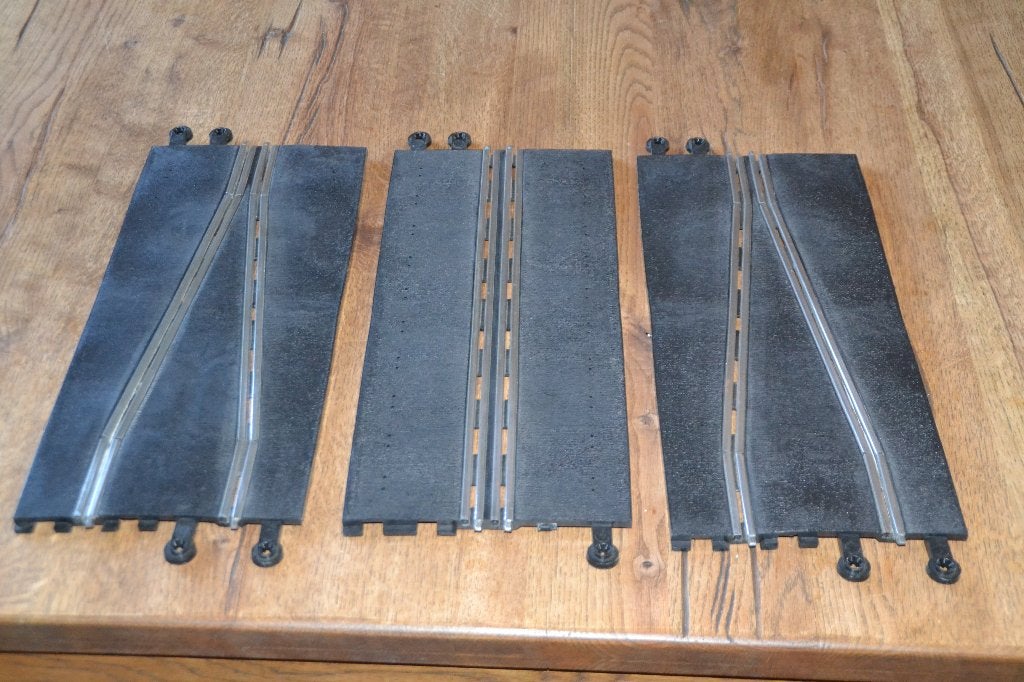 Speciale Scalextric baandelen (brug, chicane, wegversm.), Overige merken, Gebruikt, Onderdelen, Ophalen of Verzenden