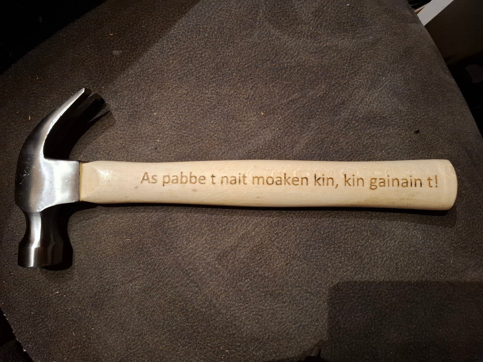 Klauwhamer met eigen tekst mogelijk, Ophalen of Verzenden, Nieuw