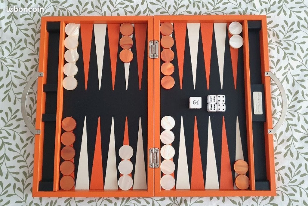 Backgammon Renzo Romagnoli Italy, Hobby en Vrije tijd, Ophalen of Verzenden