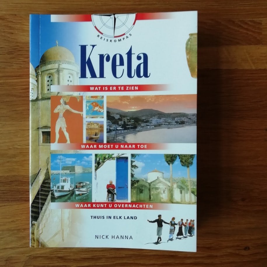 Kreta reisgids, reiskompas uit 2002, Europa, Ophalen of Verzenden, Reisgids of -boek, Nick Hanna