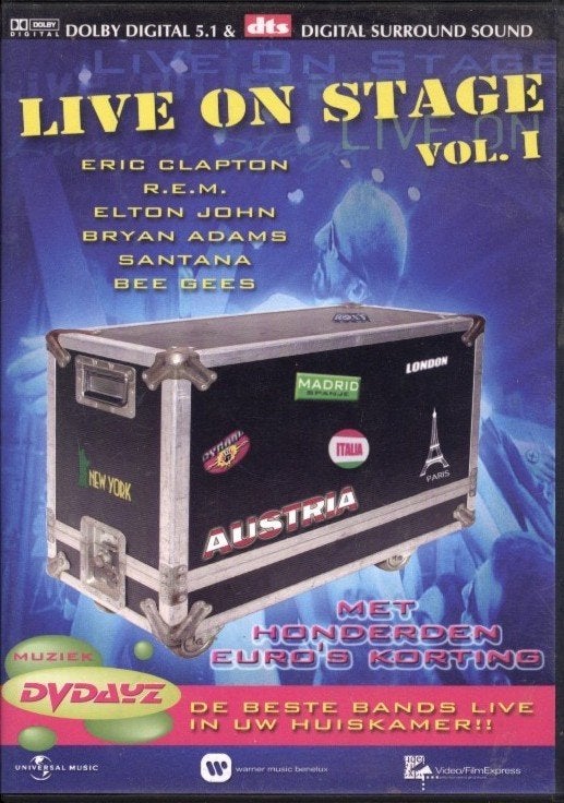 DVD  -  Live on Stage  vol.1, Alle leeftijden, Ophalen of Verzenden, Zo goed als nieuw